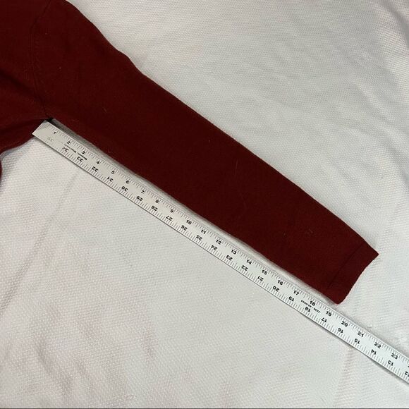 Soft Surroundings Rust Red Viscose Blend Soft Sweater - Picture 3 of 8